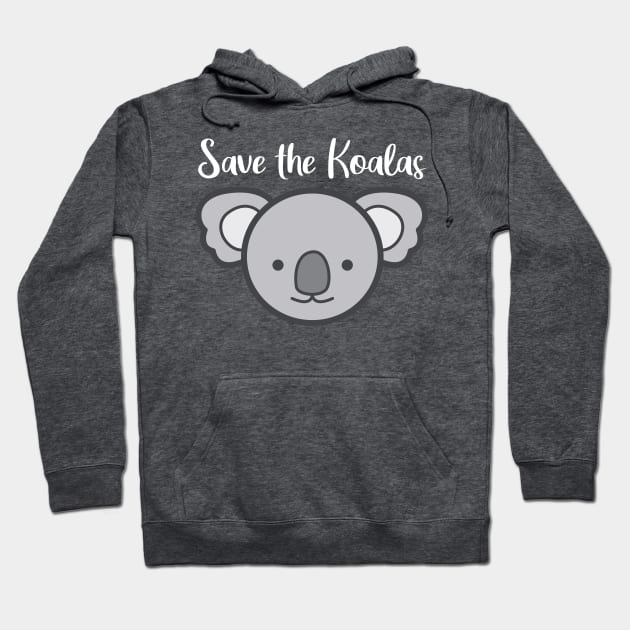 Save the Koalas Hoodie by zeeshirtsandprints